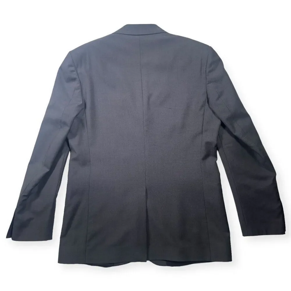 Dolce & Gabbana Black Suit Coat Blazer Virgin Wool Italian Size 56‎ US 46 3XL